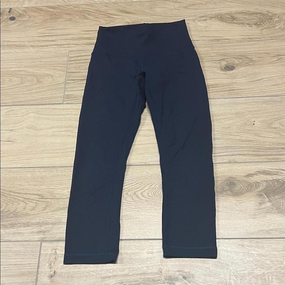 Lululemon Wunder Train High-Rise Crop 21" - Navy blue